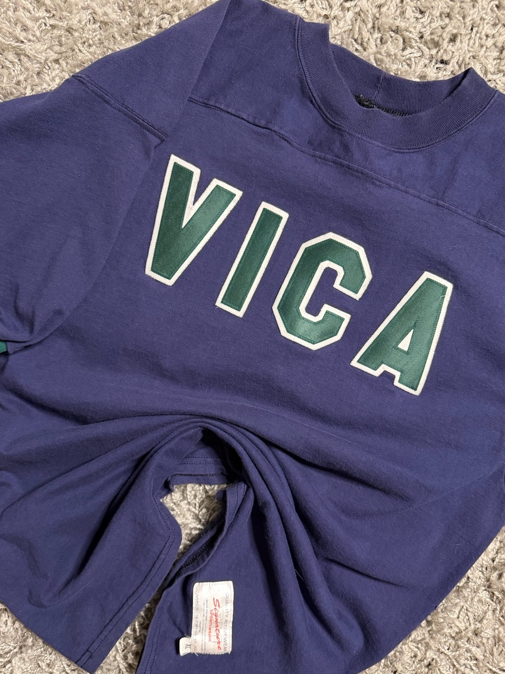 Vintage Signature Sportswear Ringer Shirt